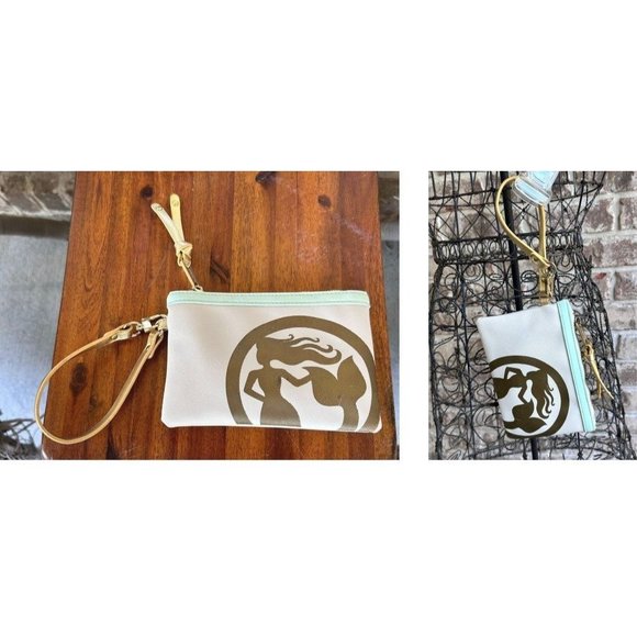 Spartina 449 Mermazing Mermaid Wristlet Zip Strap Rare Beach Vacation Is… - Picture 3 of 12